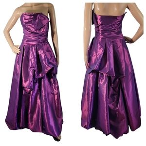 VTG Jessica McClintock GUNNE SAX Prom Dress Lavender Purple Sz 1 Fairy Hmecoming